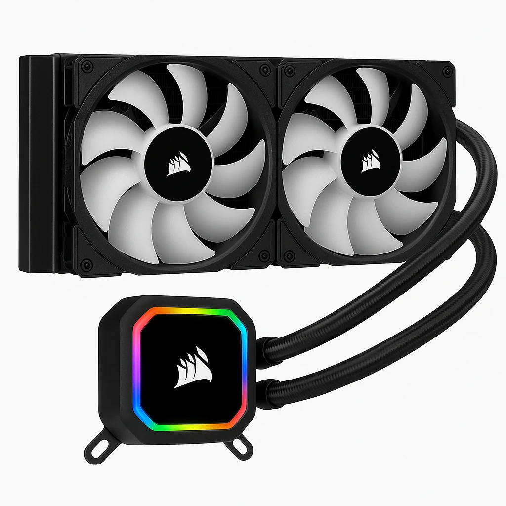 CORSAIR iCUE H100i Elite Capellix - Sistema de refrigeración líquida del procesador - (para: LGA1200, LGA1150, LGA1151, LGA1155, LGA1156, LGA1366, LGA2011, LGA2066, AM4, AM3, AM2, sTR4, sTRX4