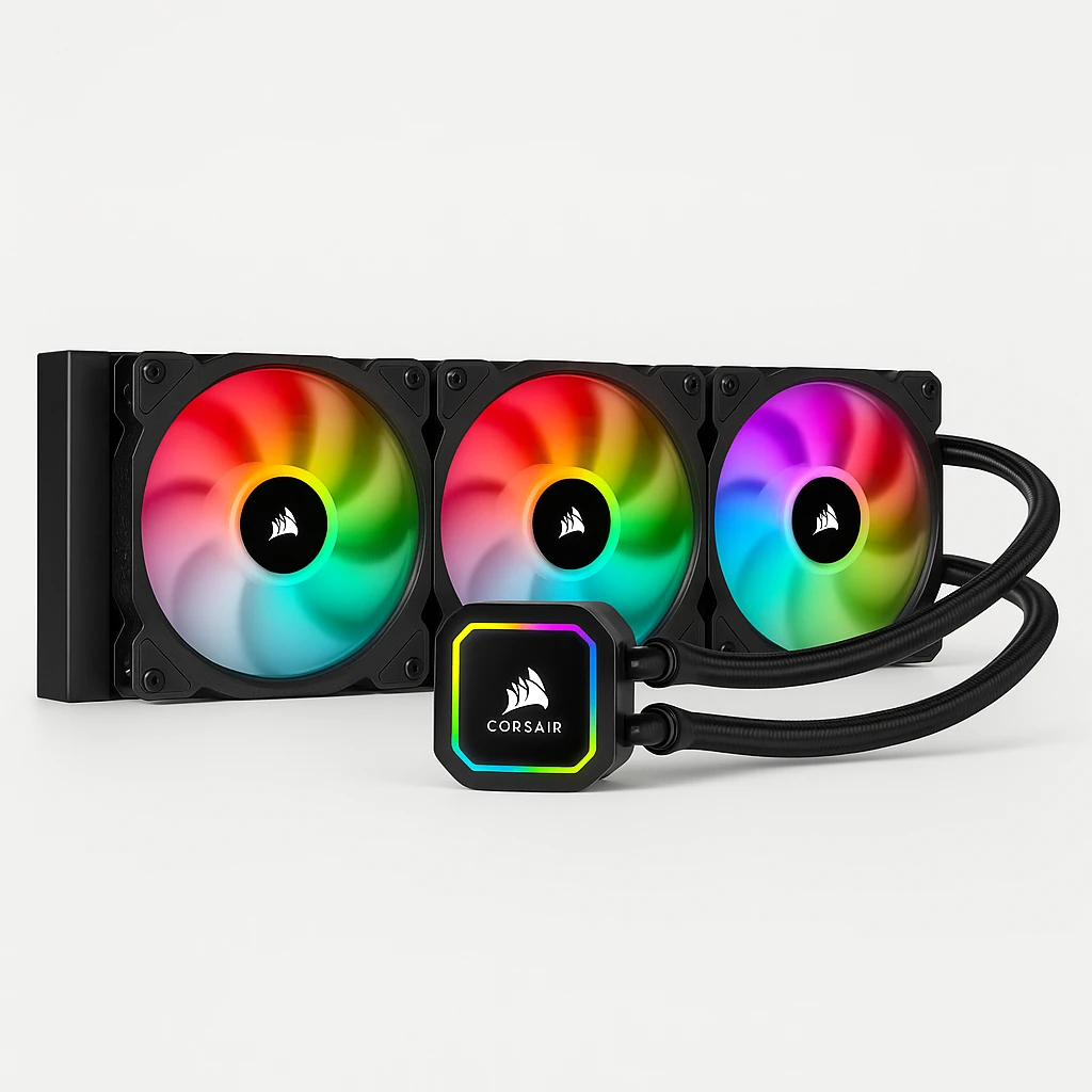 CORSAIR iCUE H150i ELITE CAPELLIX - Sistema de refrigeración líquida del procesador - (para: LGA1200, LGA1150, LGA1151, LGA1155, LGA1156, LGA1366, LGA2011, LGA2066, AM4, AM3, AM2, sTR4, sTRX4