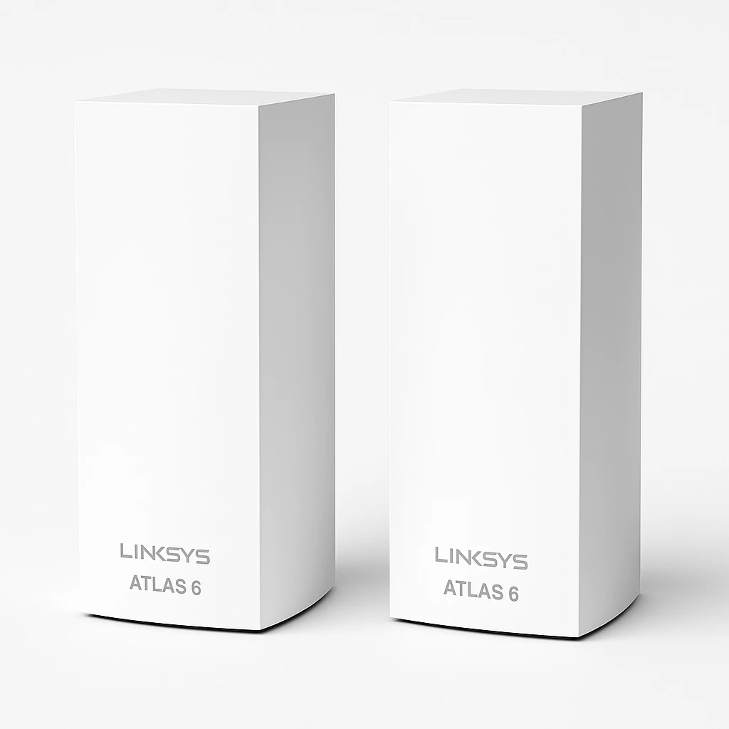 Linksys Atlas 6 - Sistema Wi-Fi - (2 enrutadores) - hasta 4000 pies cuadrados - malla 1GbE