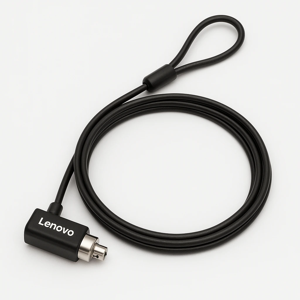 Lenovo NanoSaver Essential - Bloqueo de cable de seguridad - 1.5 m - para ThinkBook 14s Yoga G2 IAP; ThinkPad L13 Yoga Gen 3; L15 Gen 3; P1 Gen 5; T14s Gen 3