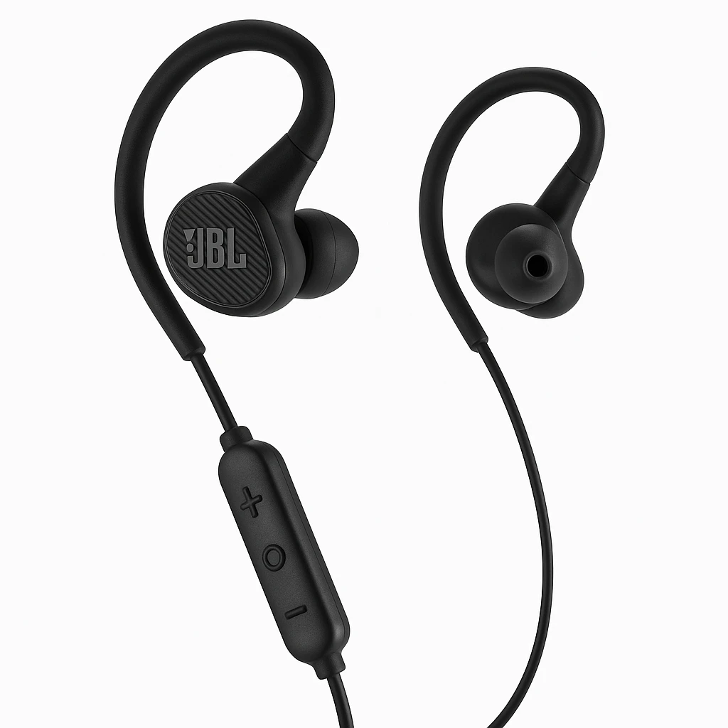 JBL Endurance RUN 2 Wireless - Auriculares internos con micro - en oreja - inalámbrico - Bluetooth - negro