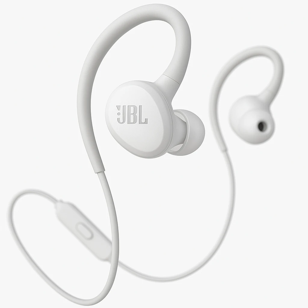 JBL Endurance RUN 2 - Auriculares internos con micro - en oreja - inalámbrico - blanco