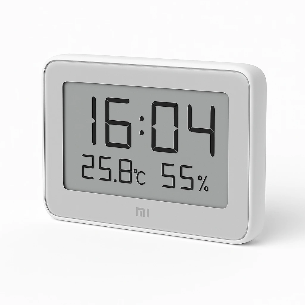 Xiaomi Temperature and Humidity Monitor Clock - Sensor de temperatura y humedad - inalámbrico - Bluetooth 5.0 LE