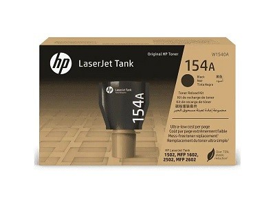 HP 154A - Rendimiento medio - negro - original - recarga de tóner - para LaserJet Tank MFP 1602w, MFP 1604w, MFP 2602dn, MFP 2604sdw, MFP 2606dn, MFP 2606sdw