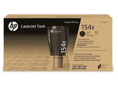 HP 154X - Gran capacidad - negro - original - LaserJet - recarga de tóner - para LaserJet Tank 1502w, MFP 1602w, MFP 2602dn