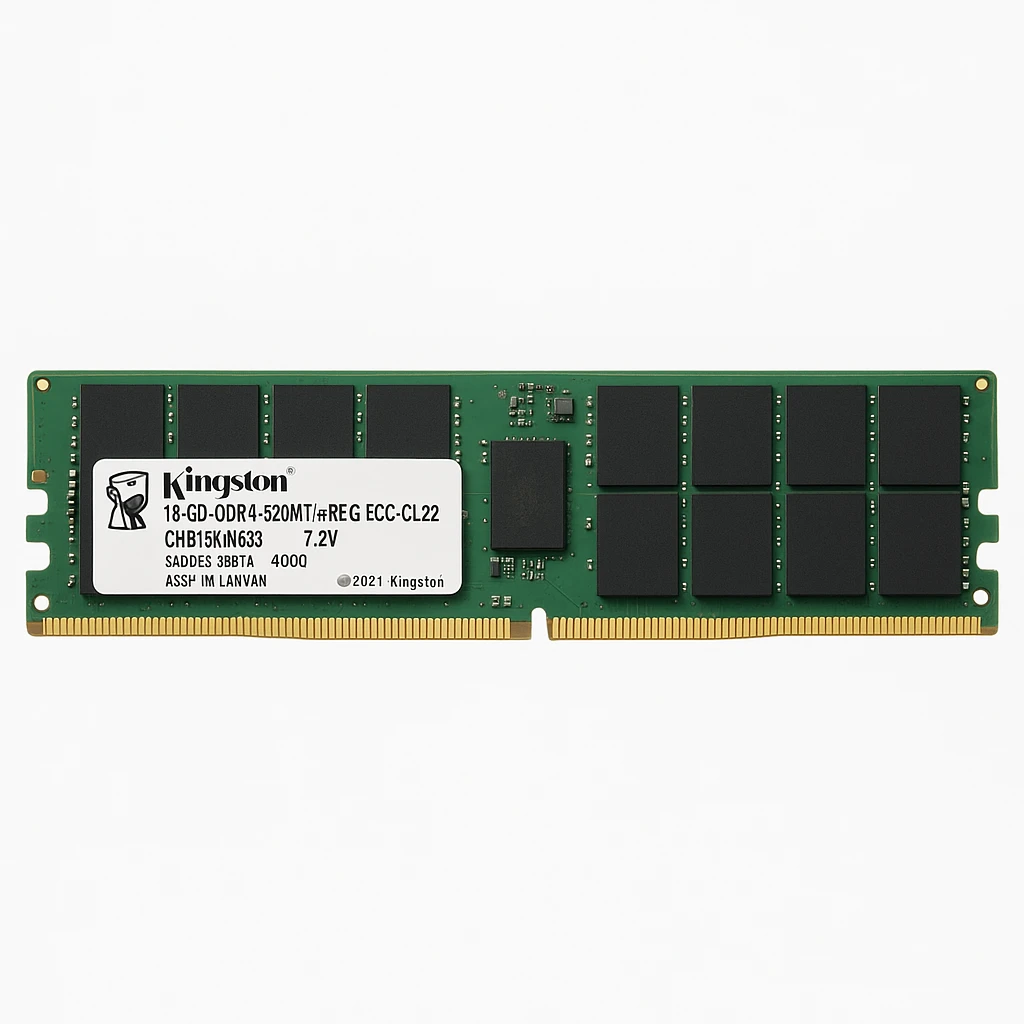 Kingston - DDR4 - módulo - 16 GB - DIMM de 288 contactos - 3200 MT/s / PC4-25600 - CL22 - 1.2 V - registrado - ECC
