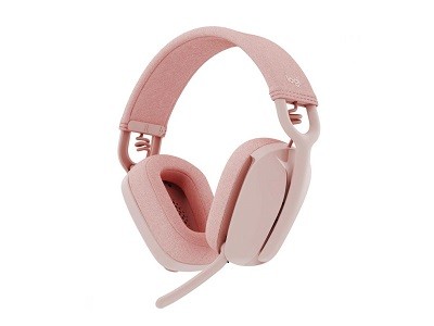 Logitech Zone Vibe 100 - Auricular - tamaño completo - Bluetooth - inalámbrico - rosa