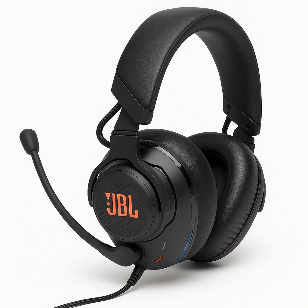 JBL Quantum 910 Wireless - Auricular - tamaño completo - Bluetooth/radiofrecuencia de 2,4 GHz - inalámbrico, cableado - cancelación de sonido activo - conector de 3,5 mm - negro