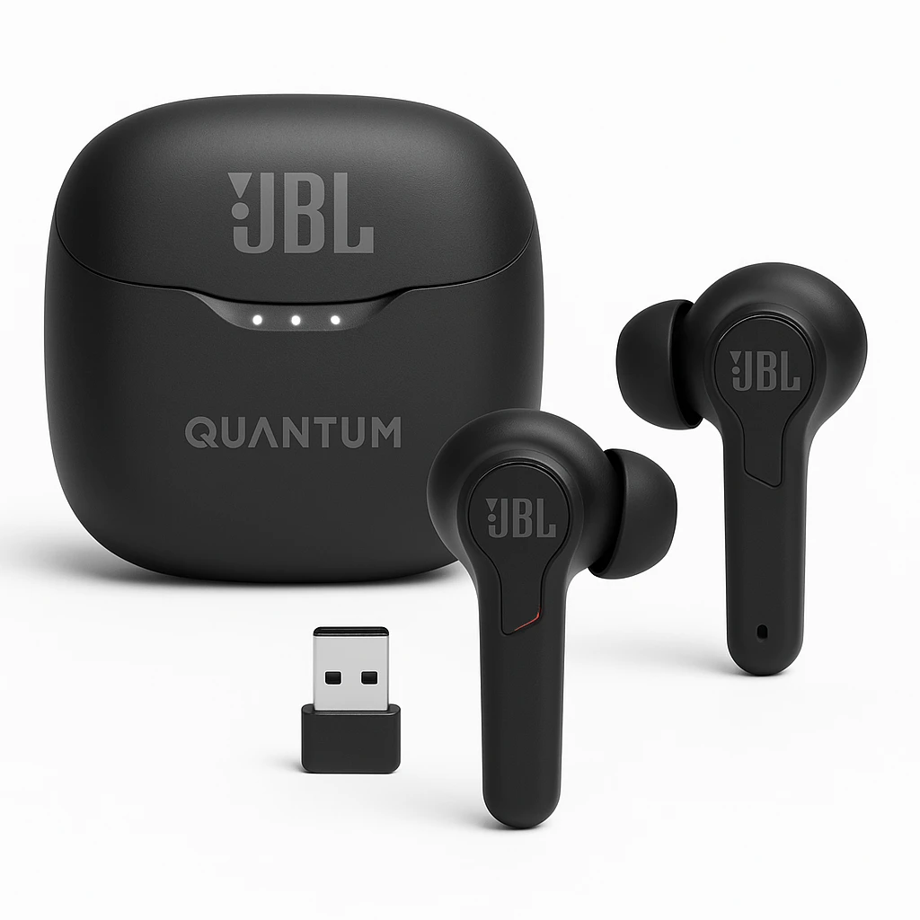 JBL Quantum - TWS - Auriculares - Para ordenador / Para tableta - Inalámbricos - Negro