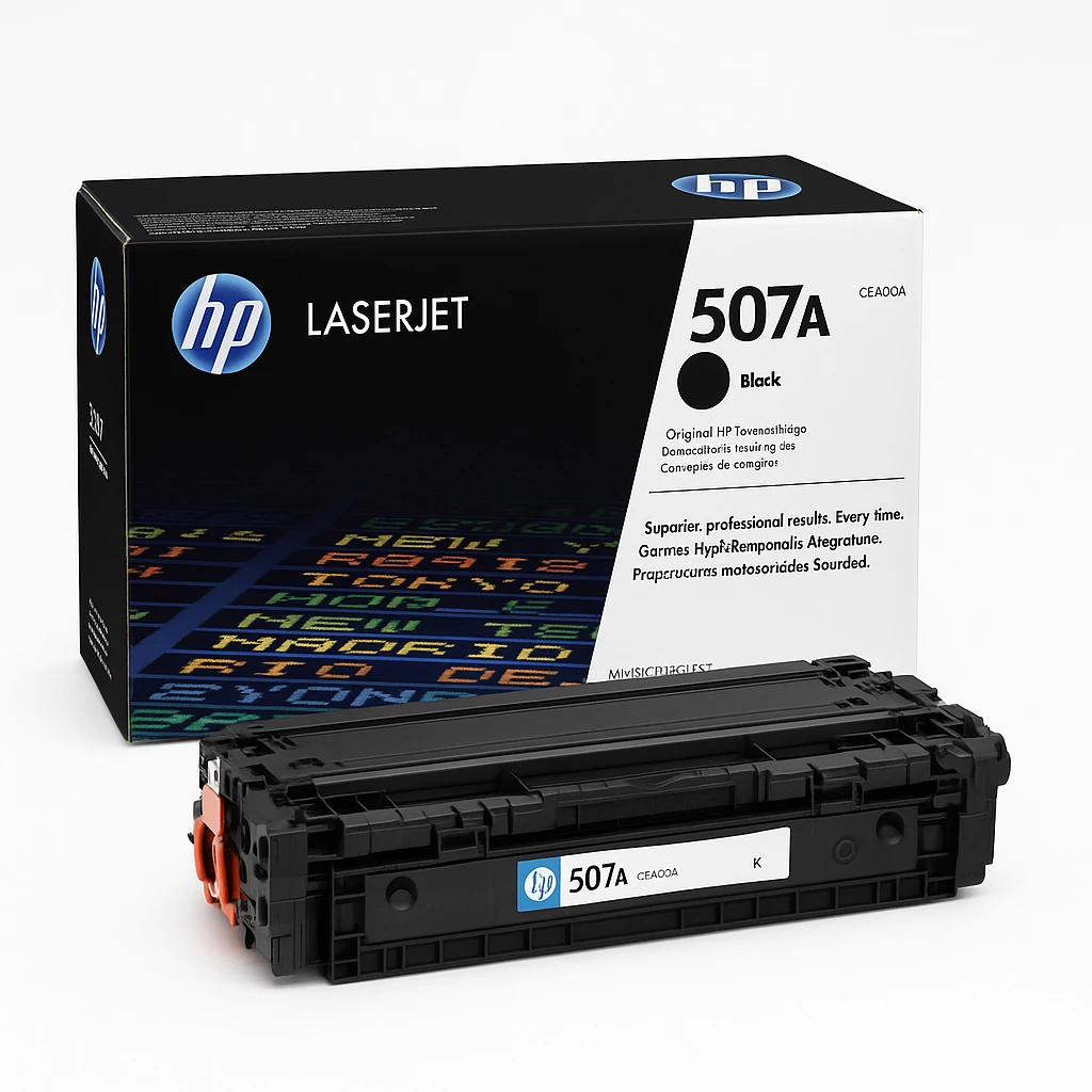 HP 507A - Negro - original - LaserJet - cartucho de tóner (CE400A) - para Color LaserJet Enterprise MFP M575; LaserJet Enterprise Flow MFP M575
