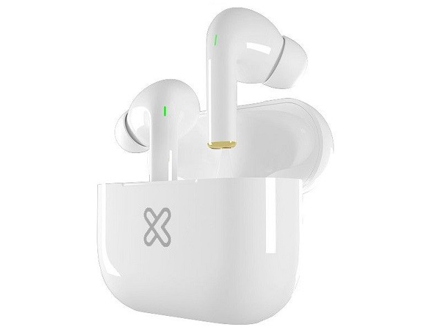 Klip Xtreme - KTE-050WH - True wireless earphones - Para Home audio / Para Portable electronics / Para Tablet / Para Cellular phone - Wireless - Touch - 37Hrs White
