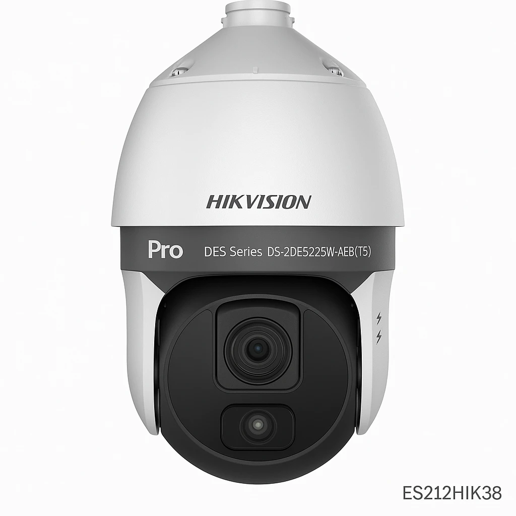 Hikvision Pro DE5 Series DS-2DE5225W-AE3(T5) - Cámara de vigilancia de red - PTZ - cúpula - protección contra rayos / protección contra sobretensiones / protección contra transitorios de volt