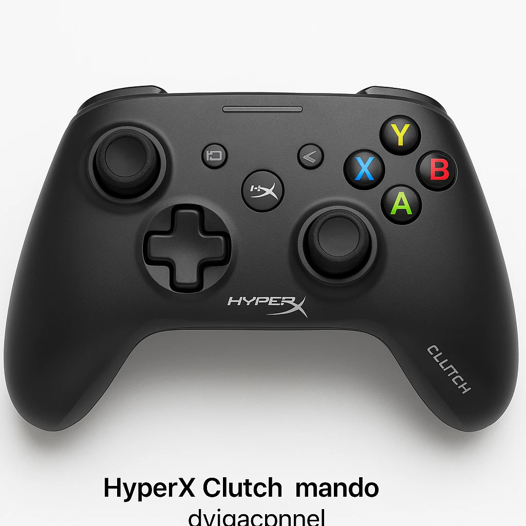 HyperX Clutch - Mando de videojuegos - inalámbrico - Bluetooth - negro - para PC, Android