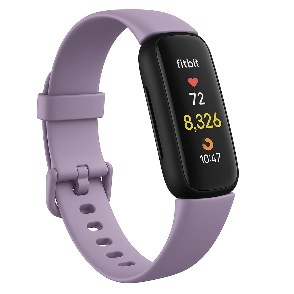 Fitbit Inspire 3 - Negro - rastreador de actividad con banda - rosa - lila