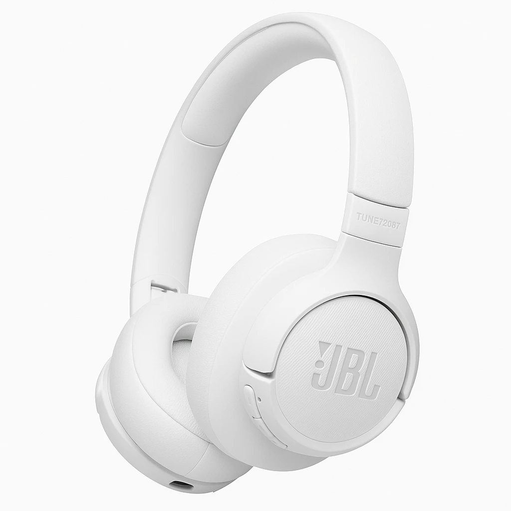 JBL TUNE 720BT - Auriculares con diadema con micro - tamaño completo - Bluetooth - inalámbrico - blanco