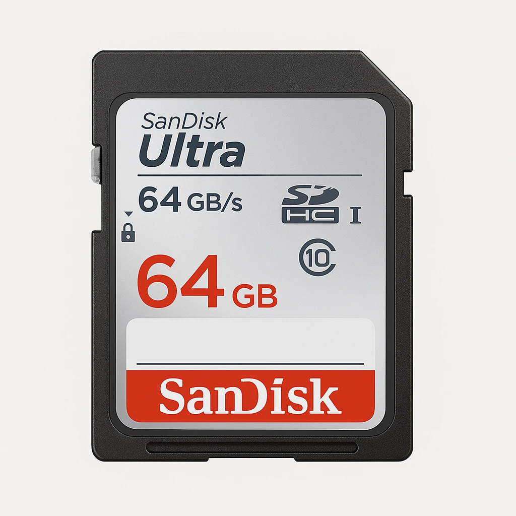 SanDisk Ultra - Tarjeta de memoria flash - 64 GB - Class 10 - SDHC UHS-I