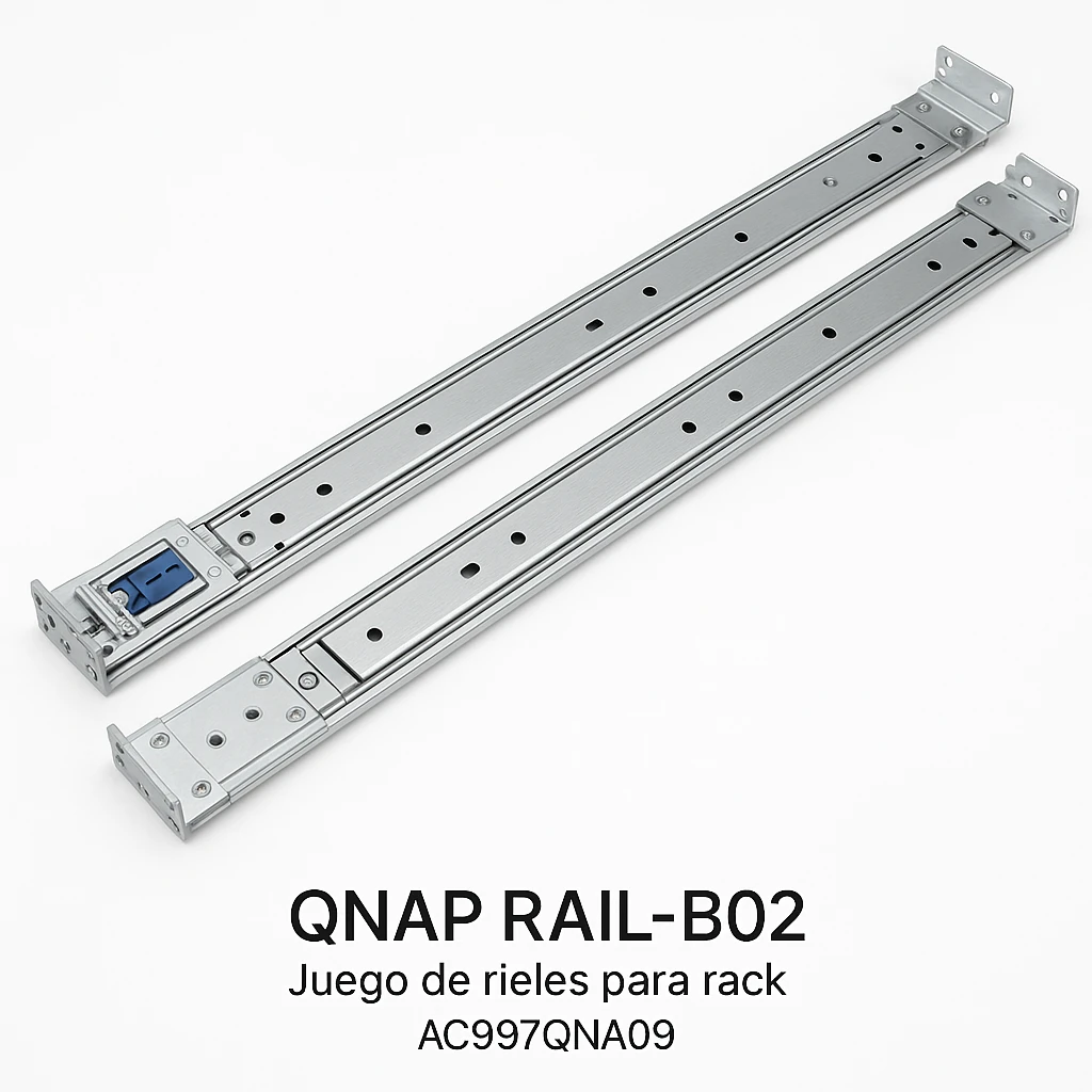 QNAP RAIL-B02 - Juego de rieles para rack