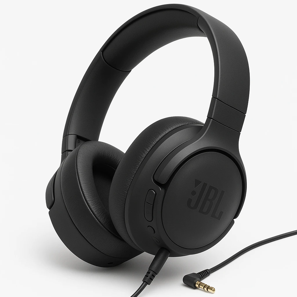 JBL TUNE 770NC - Auriculares con diadema con micro - tamaño completo - Bluetooth - inalámbrico, cableado - cancelación de sonido activo - conector de 3,5 mm - negro