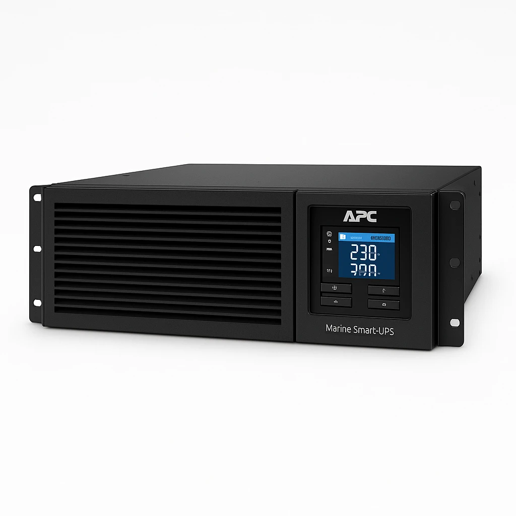 APC Marine Smart-UPS On-Line - UPS (montaje en rack / externo) - CA 220/230/240 V - 4500 vatios - 5000 VA - Ethernet, serial - conectores de salida: 10 - 3U - para P/N: AR3103, AR3103SP, AR31