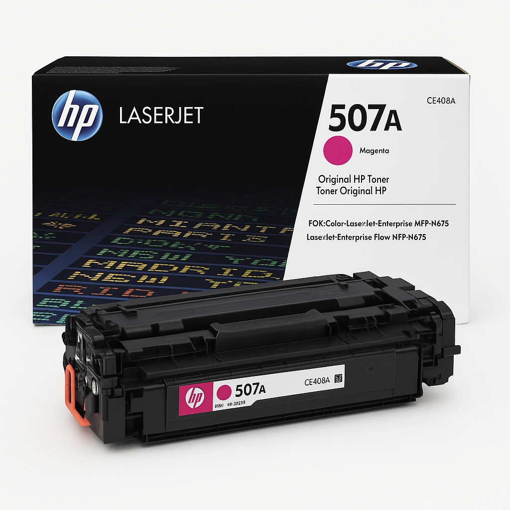HP 507A - Magenta - original - LaserJet - cartucho de tóner (CE403A) - para Color LaserJet Enterprise MFP M575; LaserJet Enterprise Flow MFP M575