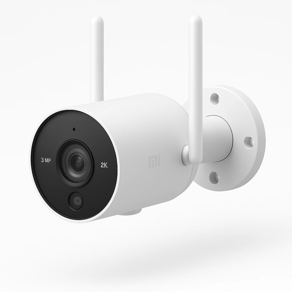 Xiaomi AW300 - Cámara de vigilancia de red - para exteriores, en interior - resistente a las inclemencias del tiempo - color (Día y noche) - 3 MP - 2304 x 1296 - 2K - audio - inalámbrico - Wi