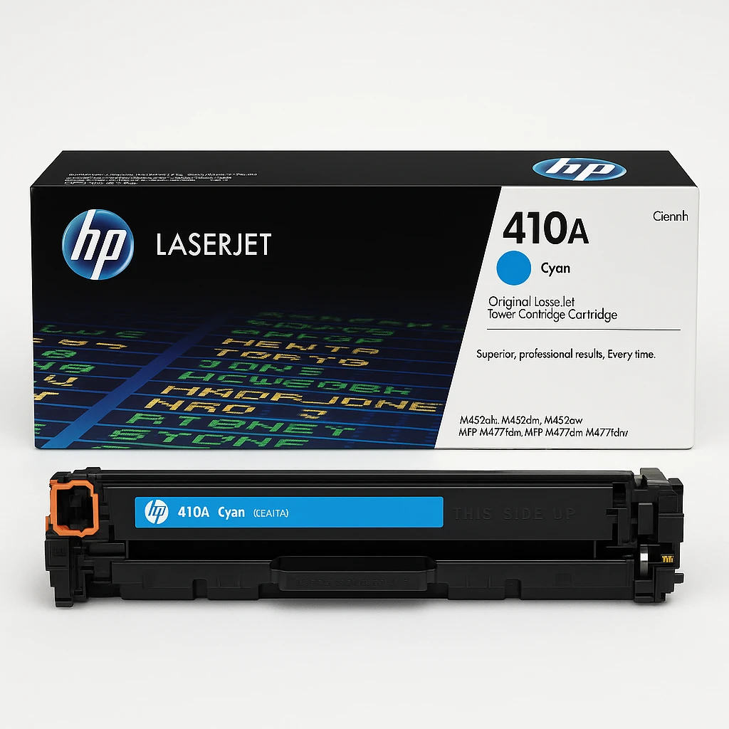HP 410A - Cián  - original - LaserJet - cartucho de tóner ( CF411A ) - para Color LaserJet Pro M452dn, M452dw, M452nw, MFP M477fdn, MFP M477fdw, MFP M477fnw