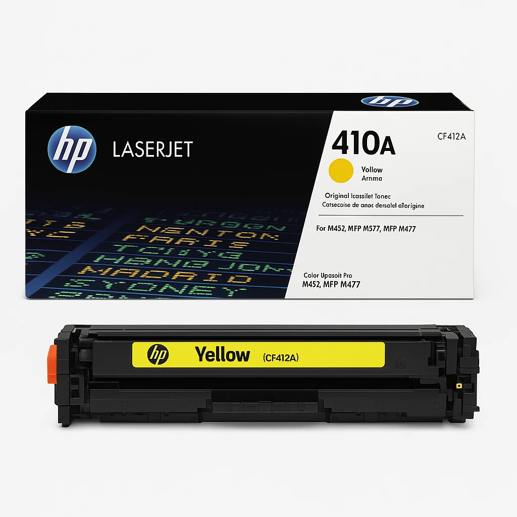 HP 410A - Amarillo - original - LaserJet - cartucho de tóner (CF412A) - para Color LaserJet Pro M452, MFP M377, MFP M477
