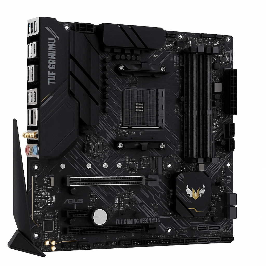 ASUS TUF GAMING B550M-PLUS WIFI II - Placa base - micro ATX - Socket AM4 - AMD B550 Chipset - USB-C Gen2, USB 3.2 Gen 1, USB 3.2 Gen 2 - 2.5 Gigabit LAN, Wi-Fi 6, Bluetooth - Tarjeta gráfica 