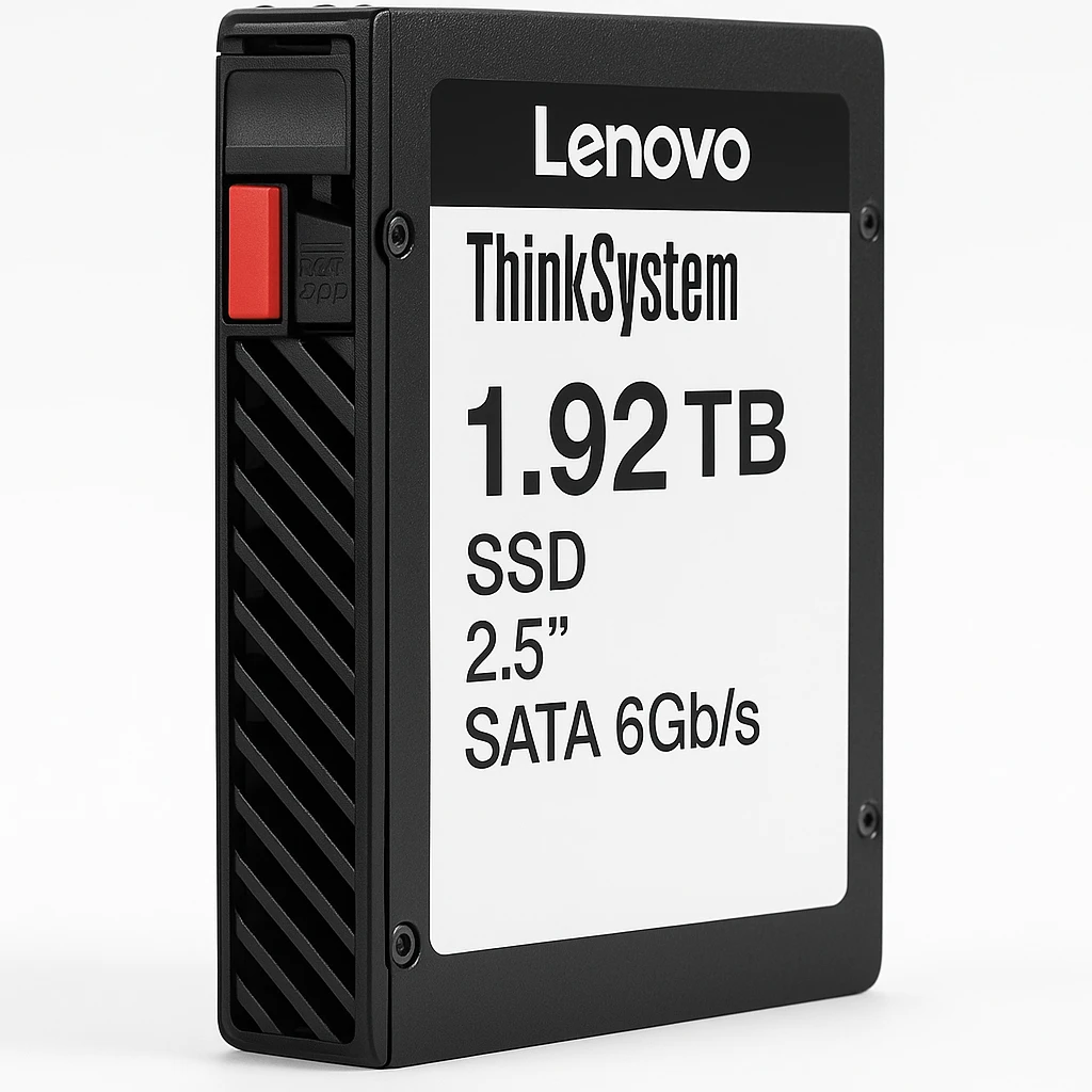 Lenovo ThinkSystem Multi Vendor Entry - SSD - 1.92 TB - hot-swap - 2.5" - SATA 6Gb/s - para ThinkSystem SR250; SR630 V2; SR63X; SR645; SR650 V2; SR65X; SR665; SR850; ST250; ST650 V2