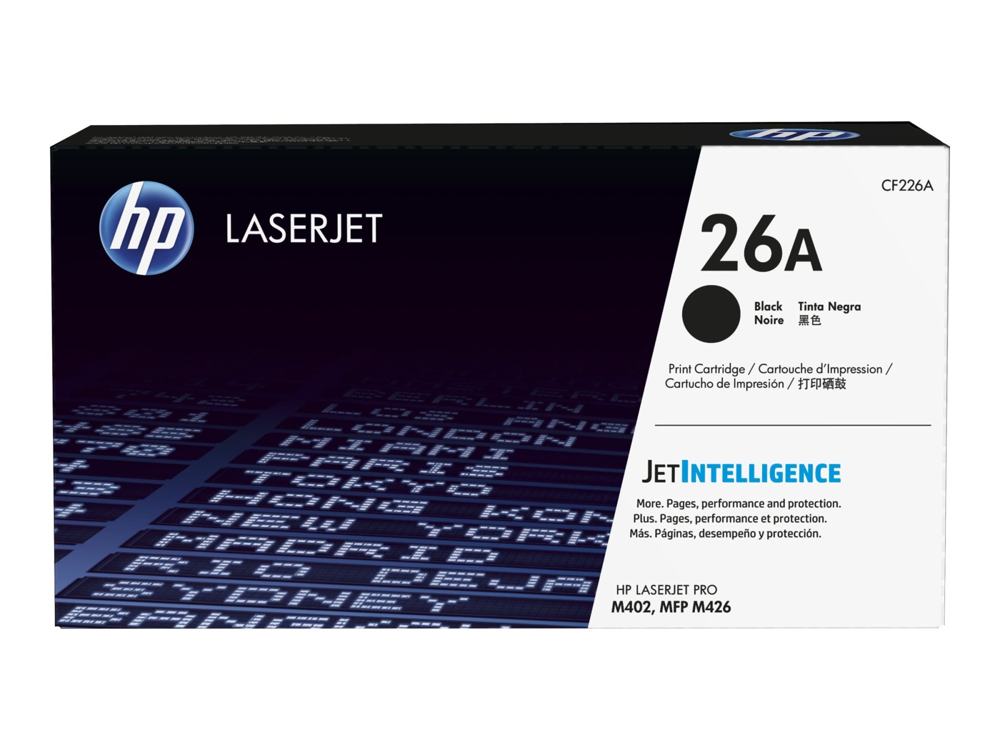 HP 26A - Negro - original - LaserJet - cartucho de tóner (CF226A) - para LaserJet Pro M402, MFP M426