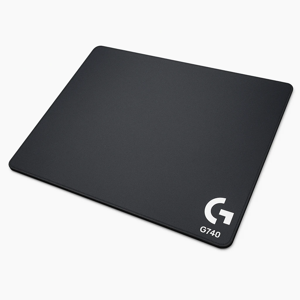 Logitech G G740 Large Thick Gaming Mouse Pad, Optimized for Gaming Sensors, Moderate Surface Friction, Non-Slip Mouse Mat, Mac and PC Gaming Accessories, 460 x 600 x 5 mm - Alfombrilla de rat