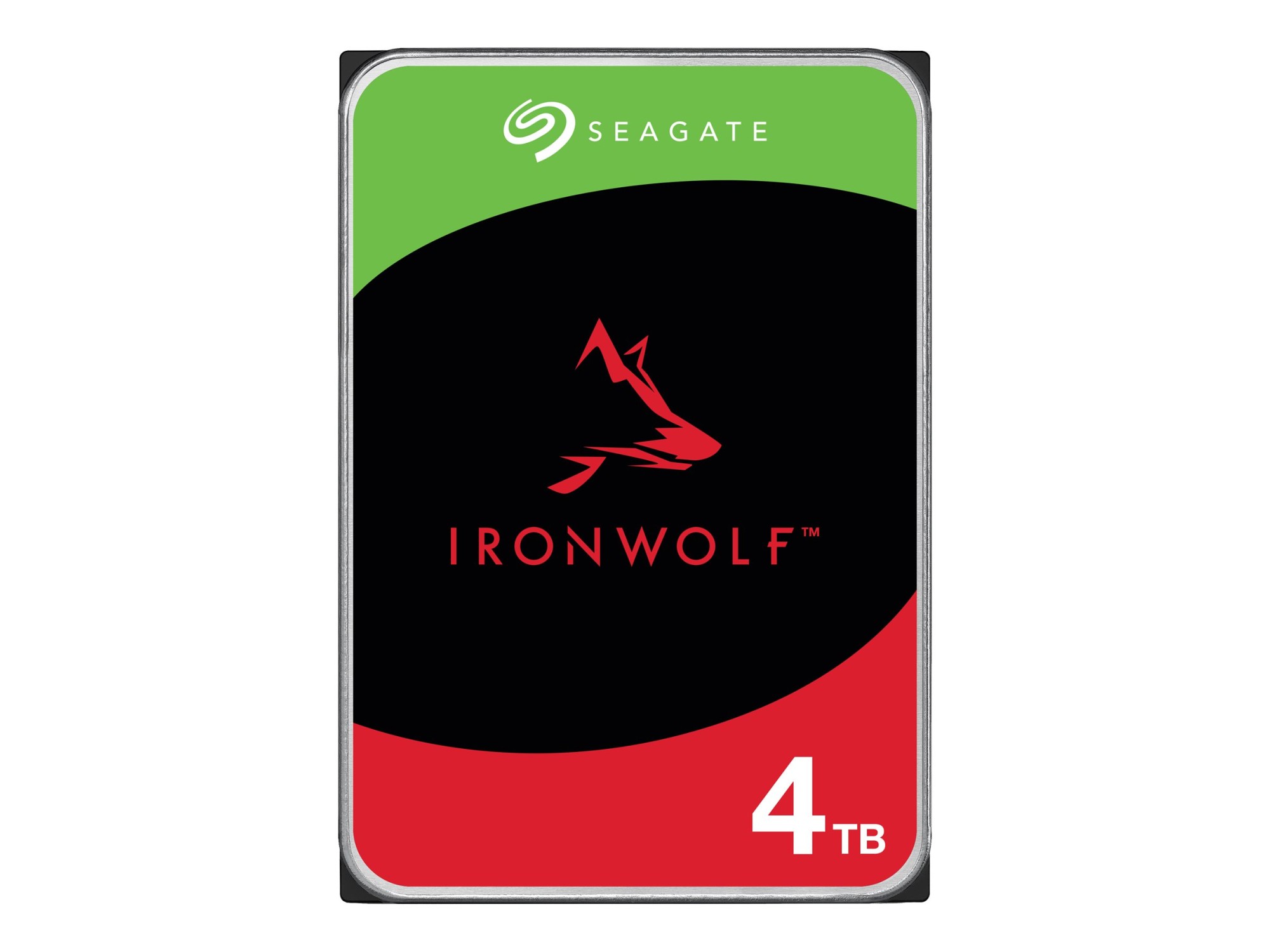 Seagate IronWolf ST4000VN006 - Disco duro - 4 TB - interno - SATA 6Gb/s - 5400 rpm - búfer: 256 MB - con Recuperación de datos Seagate Rescue de 3 años