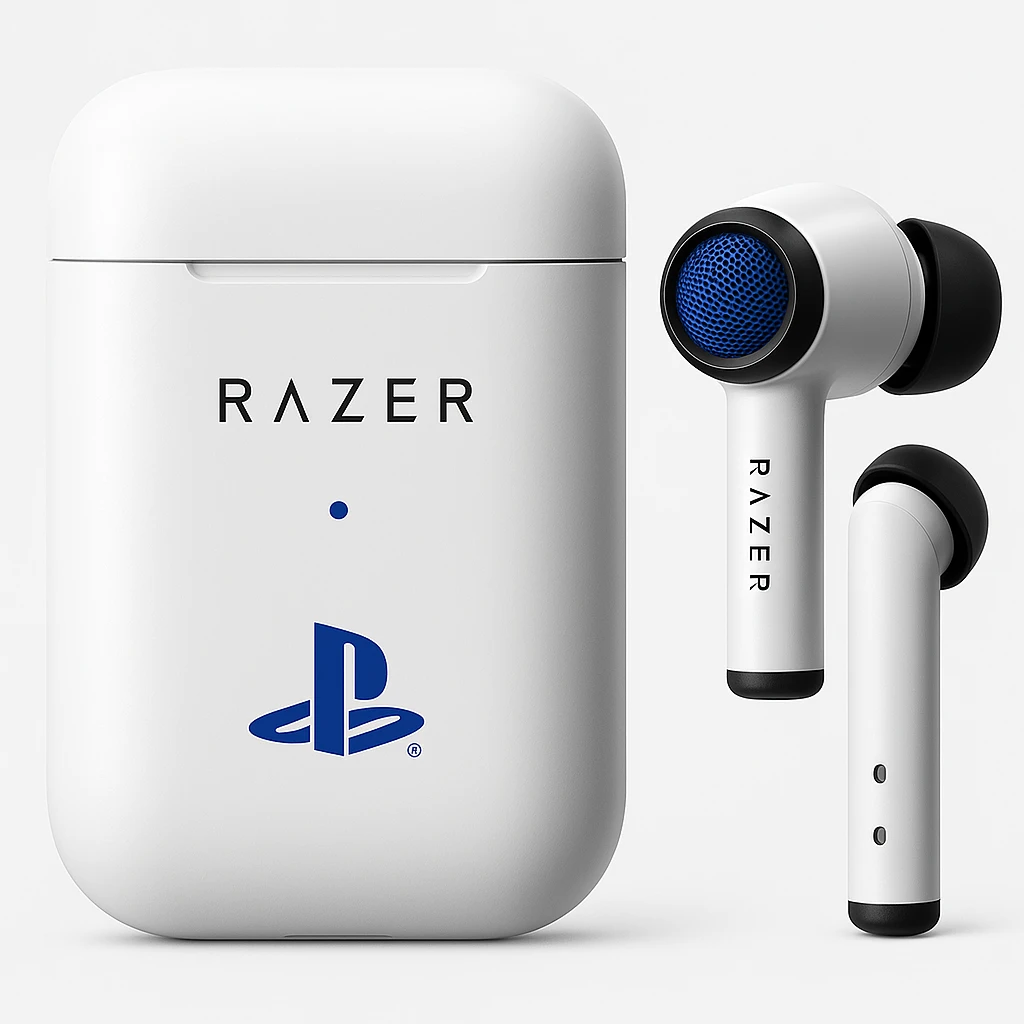 Razer Hammerhead - Headset - Para Game console - Wireless - HyperSpeed (PlayStation Licens