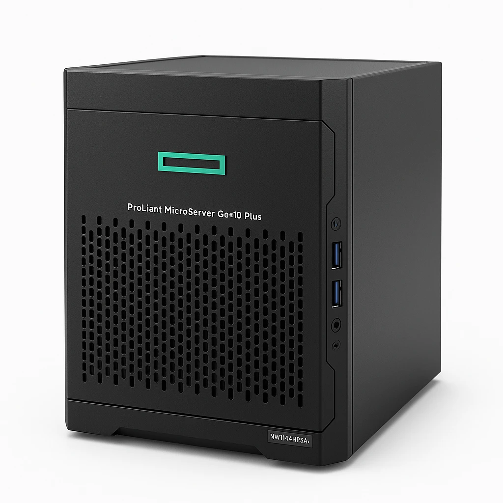 HPE ProLiant MicroServer Gen10 Plus v2 Performance 2 - Servidor - microtorre ultra 1 vía - 1 x Xeon E-2314 / hasta 4.5 GHz - RAM 16 GB - SATA - de intercambio no en caliente 3.5" bahía(s) - H