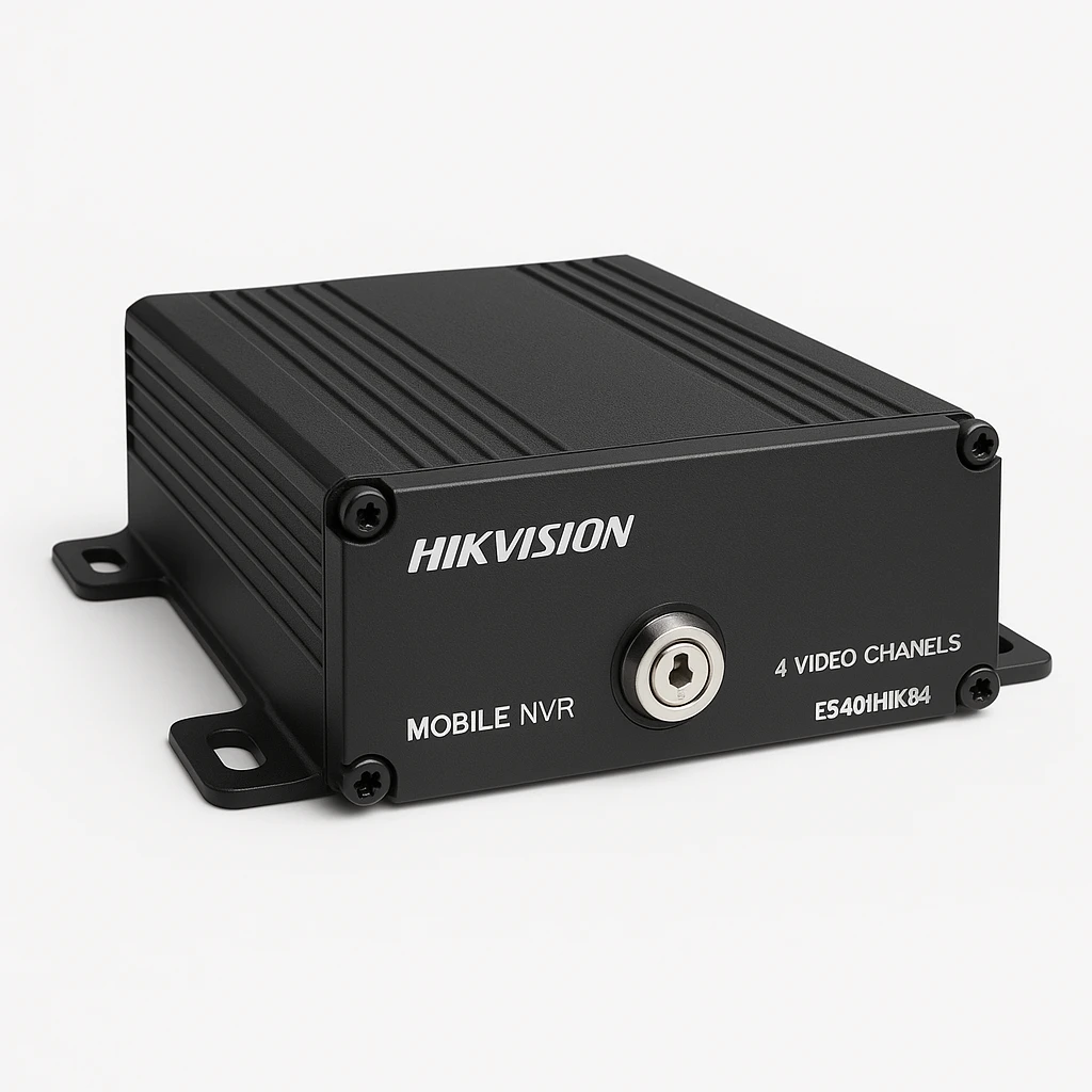 Hikvision - Mobile NVR - 4 Video Channels - Networked