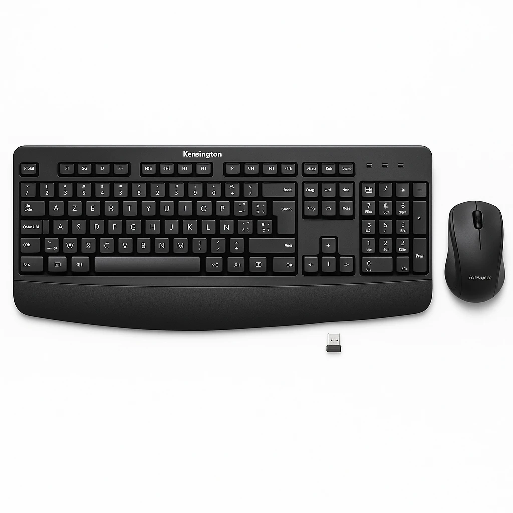 Kensington Pro Fit Wireless Desktop Set - Juego de teclado y ratón - inalámbrico - 2.4 GHz - español - negro
