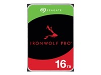 Seagate IronWolf Pro ST16000NT001 - Disco duro - 16 TB - interno - 3.5" - SATA 6Gb/s - 7200 rpm - búfer: 256 MB - con Recuperación de datos Seagate Rescue de 3 años