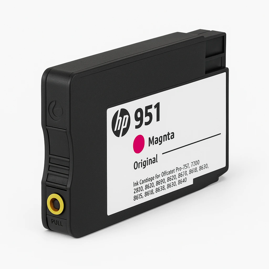HP 951 - 8 ml - magenta - original - cartucho de tinta - para Officejet Pro 251, 276, 8100, 8600, 8600 N911, 8610, 8615, 8616, 8620, 8625, 8630, 8640