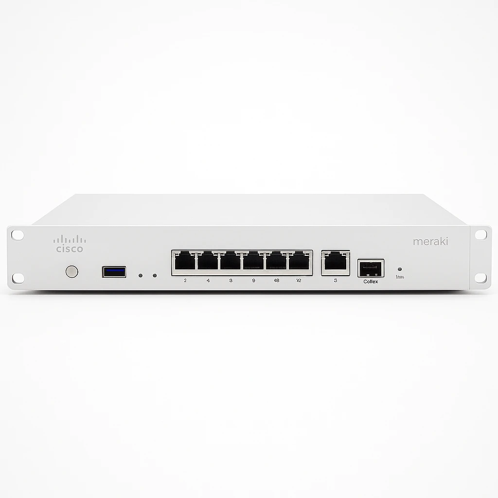Cisco Meraki MX84 Cloud Managed - Aparato de seguridad - 1GbE - 1U - montable en bastidor