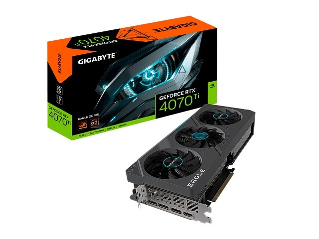 Gigabyte - GV-N4070EAGLE OC-12GD G10 - PCI Express 4.0 - NVIDIA - NVIDIA GeForce RTX 4070 - GDDR6X SDRAM - DisplayPort / HDMI