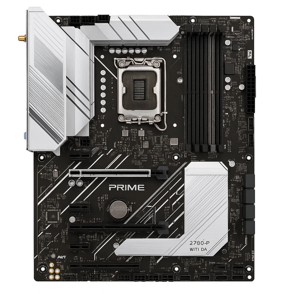 ASUS PRIME Z790-P WIFI D4 - Placa base - ATX - Socket LGA1700 - Z790 Chipset - USB-C 3.2 Gen 2x2, USB 3.2 Gen 2, USB 3.2 Gen 1, USB-C 3.2 Gen2 - 2.5 Gigabit LAN, Wi-Fi 6, Bluetooth - Tarjeta 