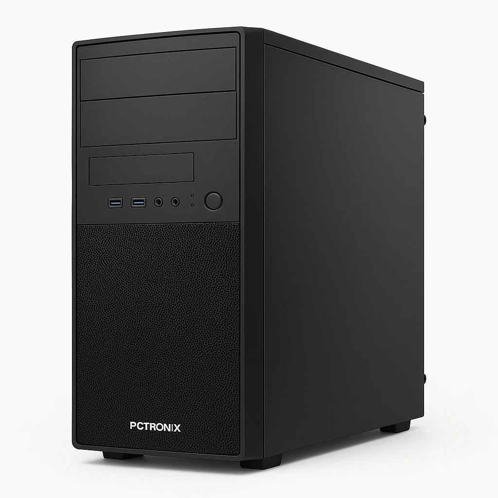 PCTronix - NX1100 - Micro tower - ATX - All black