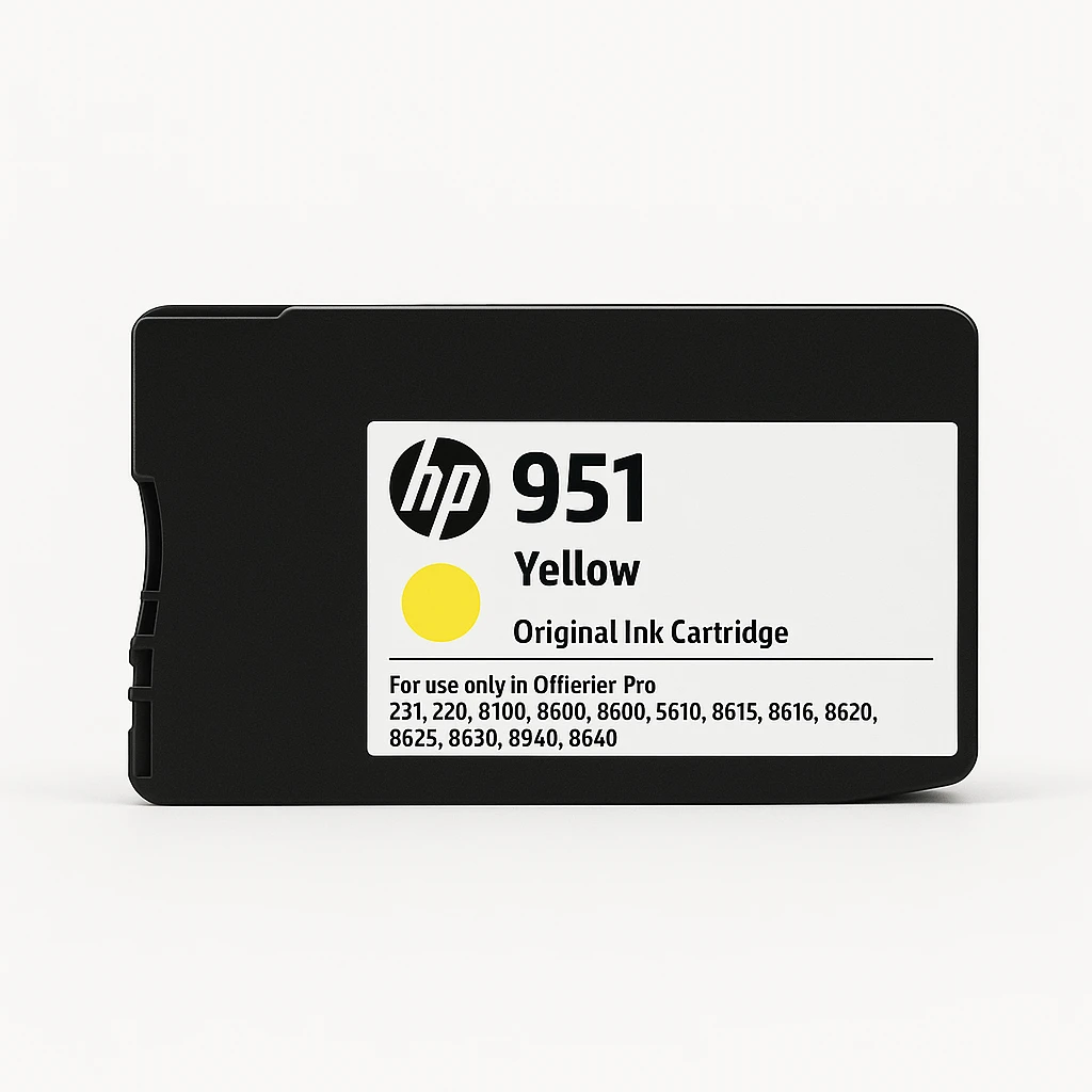 HP 951 - 8 ml - amarillo - original - cartucho de tinta - para Officejet Pro 251, 276, 8100, 8600, 8600 N911, 8610, 8615, 8616, 8620, 8625, 8630, 8640