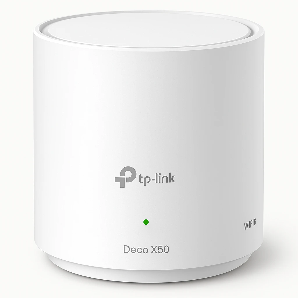 TP-LINK Deco X50 - Sistema Wi-Fi - (enrutador) - hasta 2500 pies cuadrados - malla 1GbE - Wi-Fi 6 - Doble banda