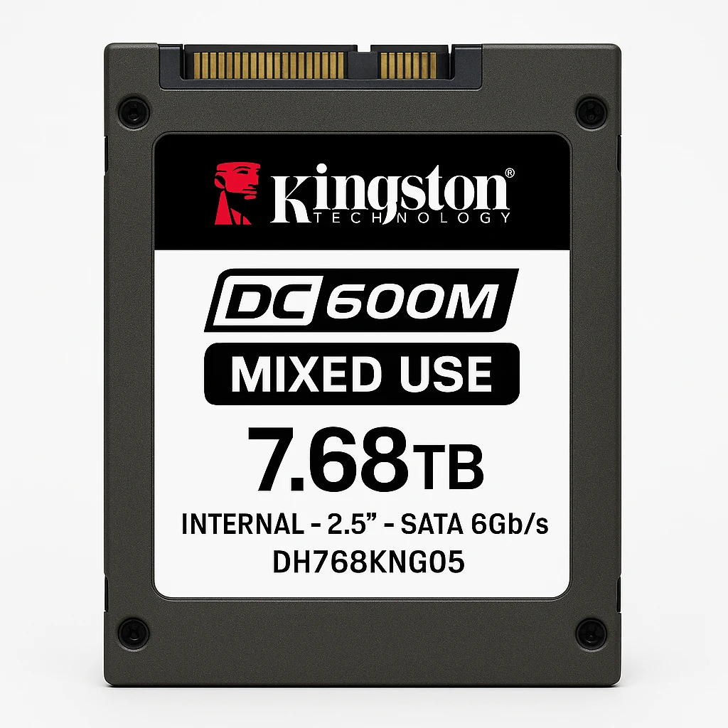 Kingston DC600M - SSD - Mixed Use - 7.68 TB - interno - 2.5" - SATA 6Gb/s