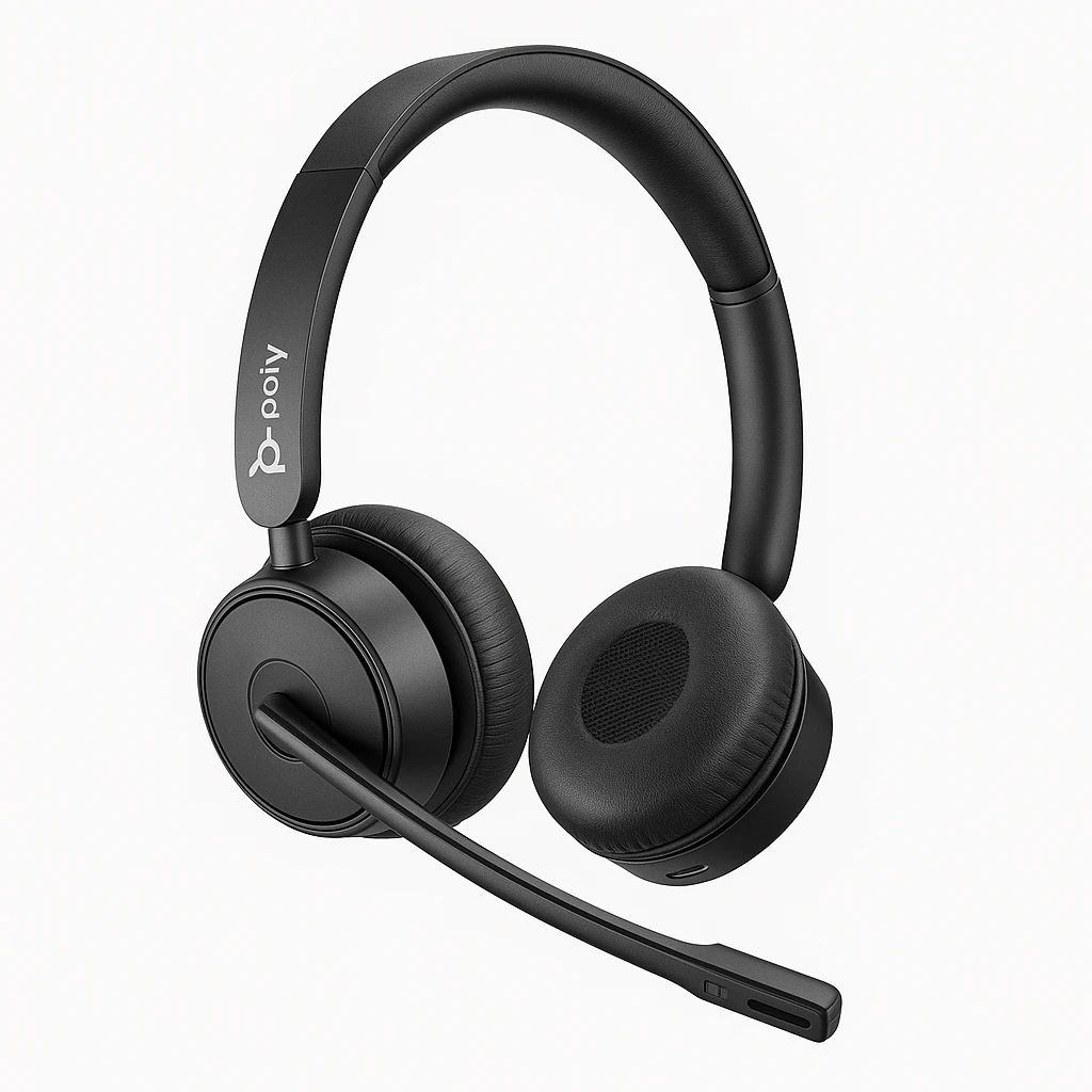 Poly Voyager 4300 UC Series 4320 - Auricular - en oreja - Bluetooth - inalámbrico - USB-C - aislamiento de ruido - Certificado para Equipos de Microsoft