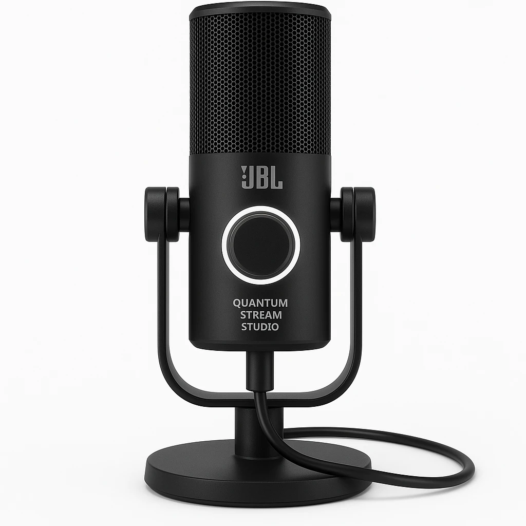 JBL Quantum Stream Studio - Micrófono - Cableado - USB - negro