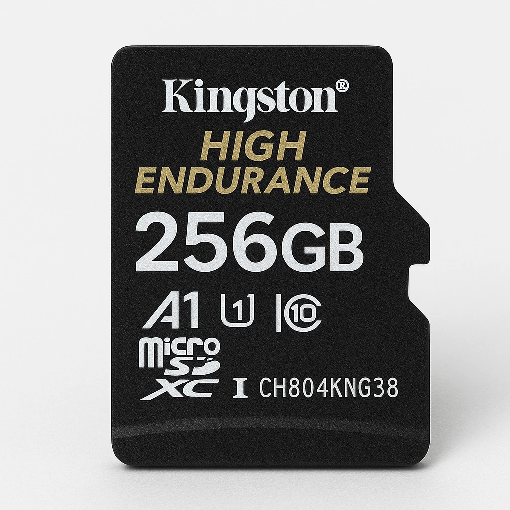 Kingston High Endurance - Tarjeta de memoria flash - 256 GB - A1 / UHS-I U1 / Class10 - microSDXC UHS-I U1