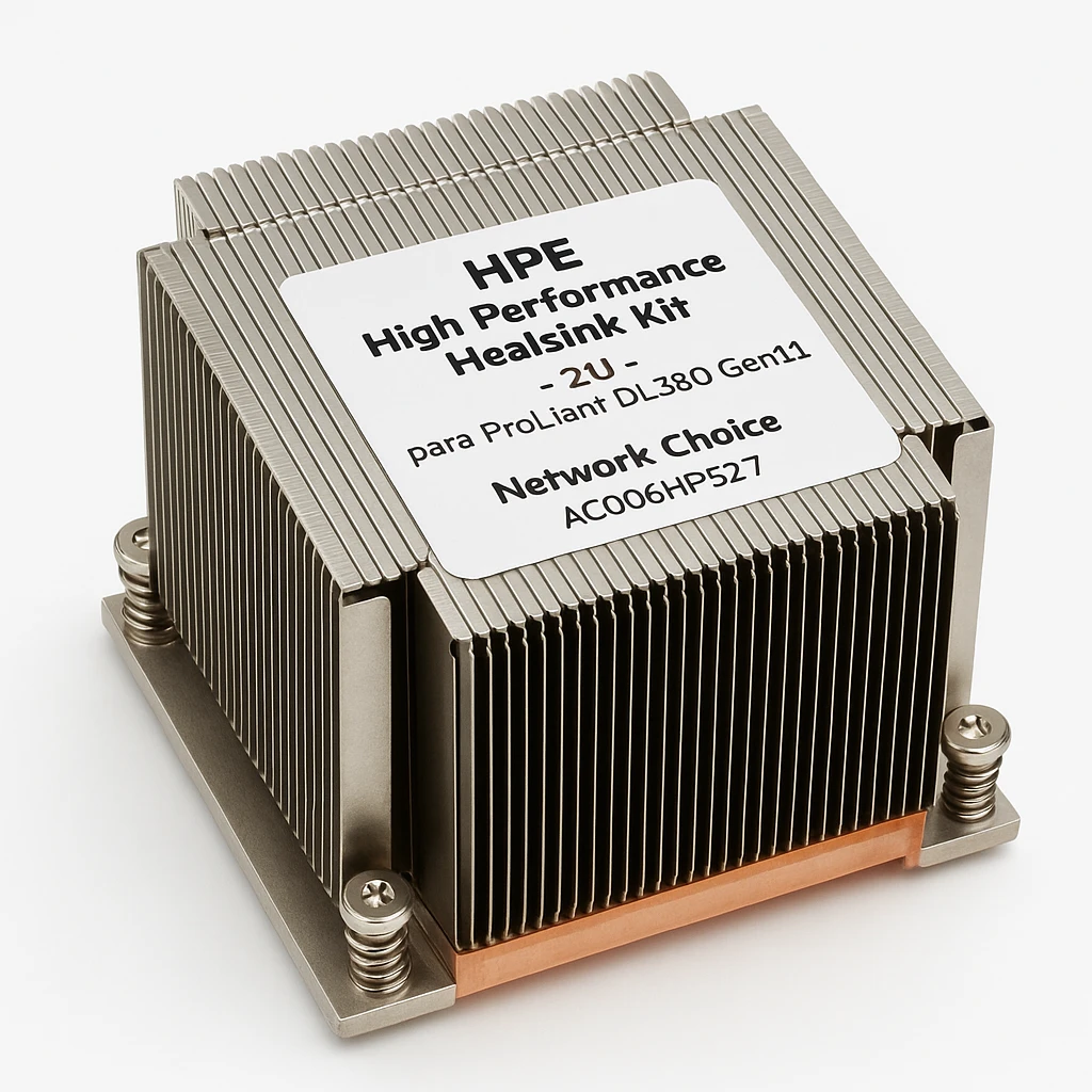 HPE High Performance Heatsink Kit - Disipador térmico - 2U - para ProLiant DL380 Gen11 Network Choice
