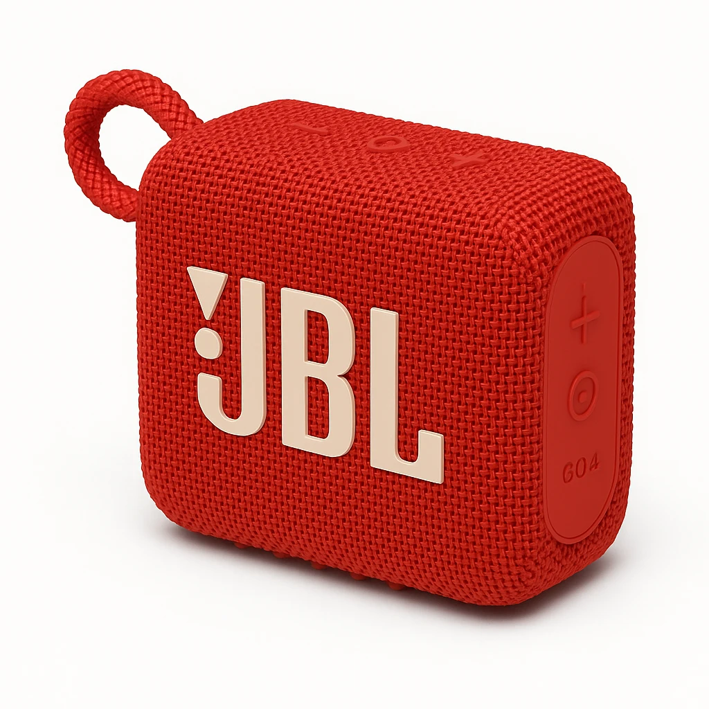 JBL Go 4 - Altavoz - para uso portátil - inalámbrico - Bluetooth - controlado por aplicación - 4.2 vatios - rojo